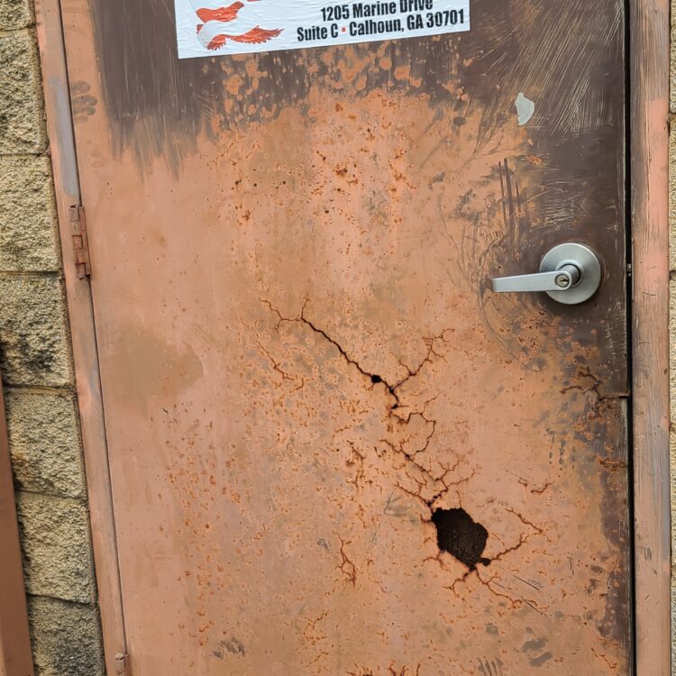 metal door replacement in Calhoun